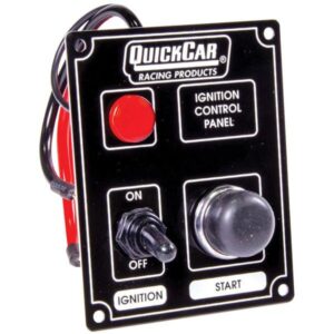 Quick Car QKC50-852 - Basic Start Ignition Switch Black Panel with Ignition Light