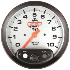 Quick Car QKC611-6001 - 5" Diameter Memory Tachometer with