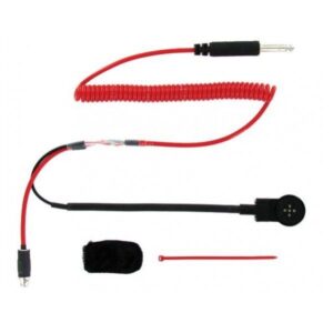 Racing Electronics REL705-C - Standard Flex Boom Microphone Kit - Coiled Cord