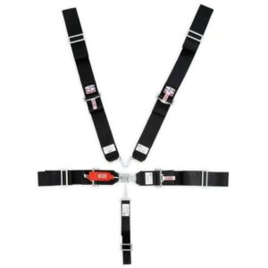 Simpson SIM29043BK - Simpson 5-Point Standard Seat Belts - Black