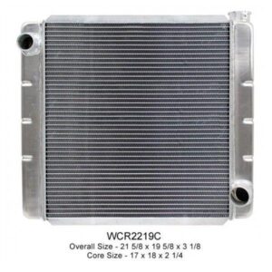 Wicked Cool WCR2219C - 22"x19" Chevy Radiator