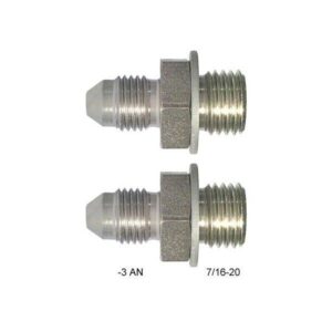 XRP Fittings XRP402933 - #3 X 7/16-20 Brake Caliper Adapter Fitting