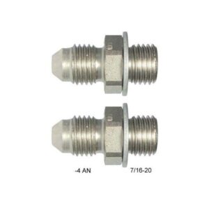 XRP Fittings XRP402934 - #4 X 7/16-20 Brake Caliper Adapter Fitting