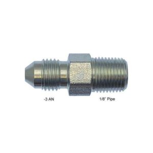 XRP Fittings XRP481603 - #3 To 1/8" Pipe Straight Fitting (Steel)