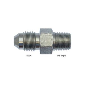 XRP Fittings XRP481604 - #4 To 1/8" Pipe Straight Fitting (Steel)