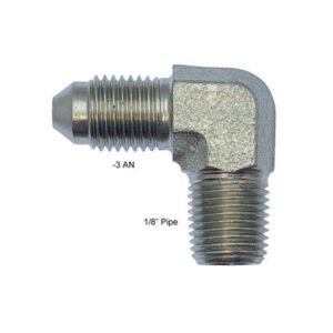 XRP Fittings XRP482203 - #3 To 1/8" Pipe 90 Degree Fitting (Steel)