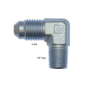 XRP Fittings XRP482204 - #4 To 1/8" Pipe 90 Degree Fitting (Steel)