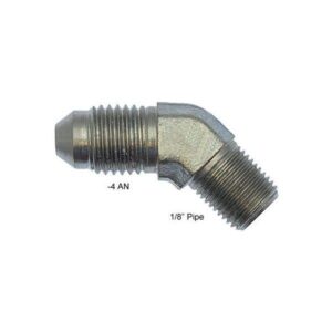 XRP Fittings XRP482304 - #4 To 1/8" Pipe 45 Degree Fitting (Steel)