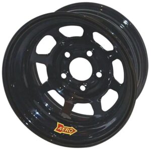 Aero Race Wheel AER50-175020 - Black, 15x7, 5x5" Bolt Circle, 2" Back Space